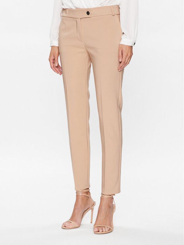 Rinascimento Rinascimento Текстилни панталони CFC0113050003 Бежов Regular Fit