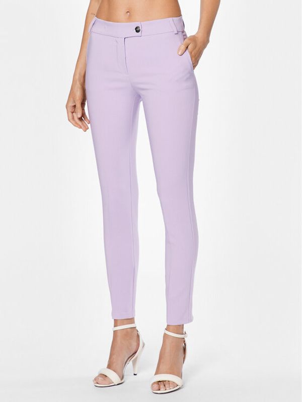 Rinascimento Rinascimento Текстилни панталони CFC0113050003 Виолетов Regular Fit