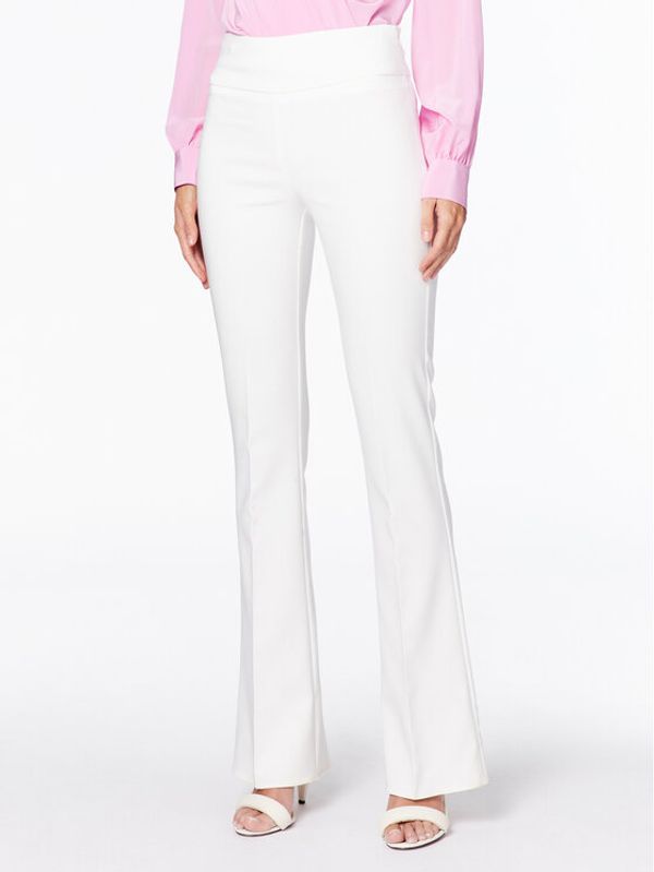 Rinascimento Rinascimento Текстилни панталони CFC0113080003 Бял Regular Fit