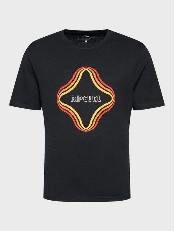 Rip Curl Rip Curl Тишърт Surf Revival Vibration 00EMTE Черен Regular Fit