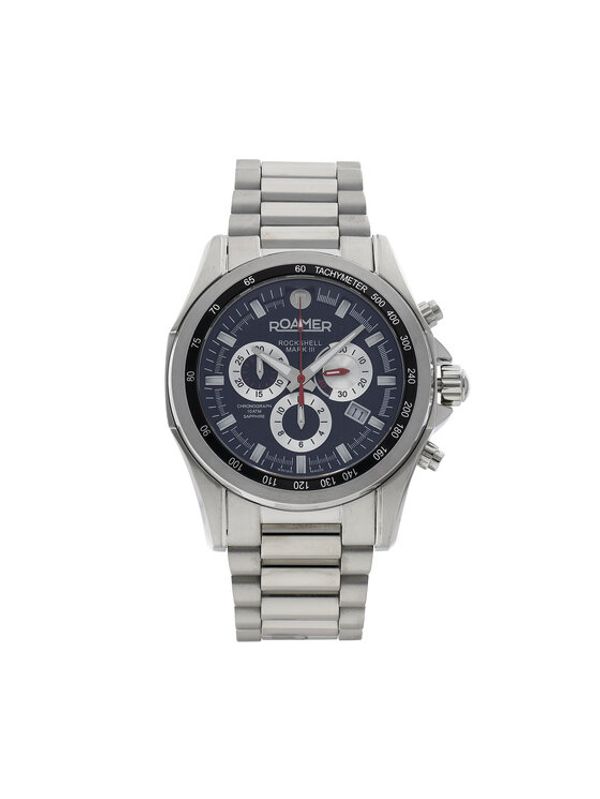 Roamer Roamer Часовник Rockshell Mark III Chrono 220837 41 55 20 Сребрист
