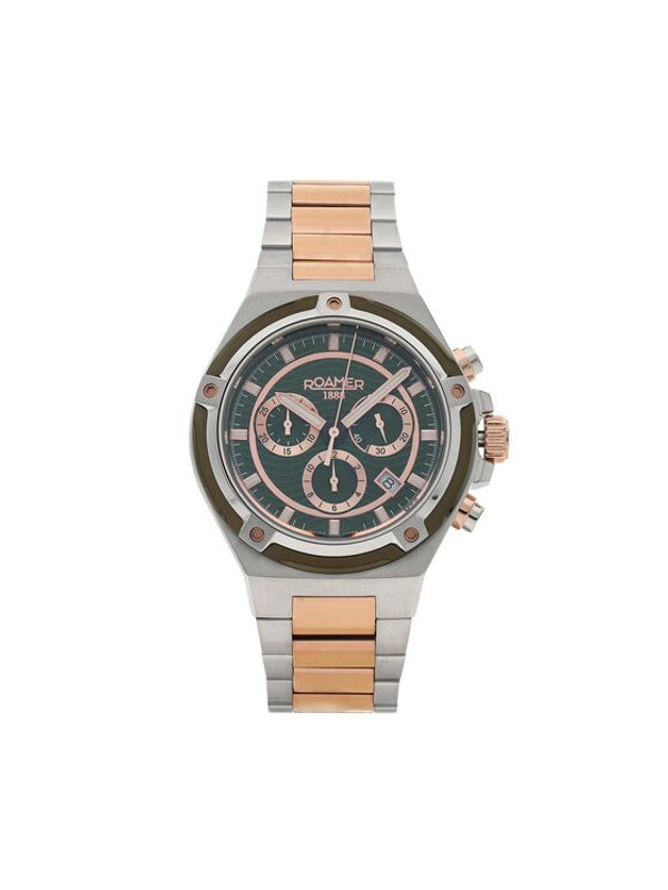 Roamer Roamer Часовник Tempomaster Chrono 221837 49 75 20 Сребрист