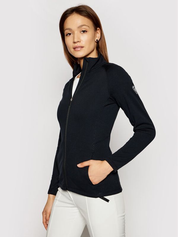 Rossignol Rossignol Суитшърт от техническо трико Classique Clim RLIWS02 Черен Slim Fit