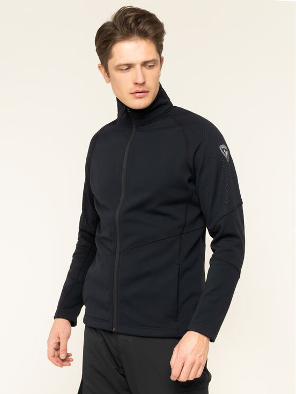 Rossignol Rossignol Суитшърт от техническо трико Classique Slim RLIMS02 Черен Anatomic Fit