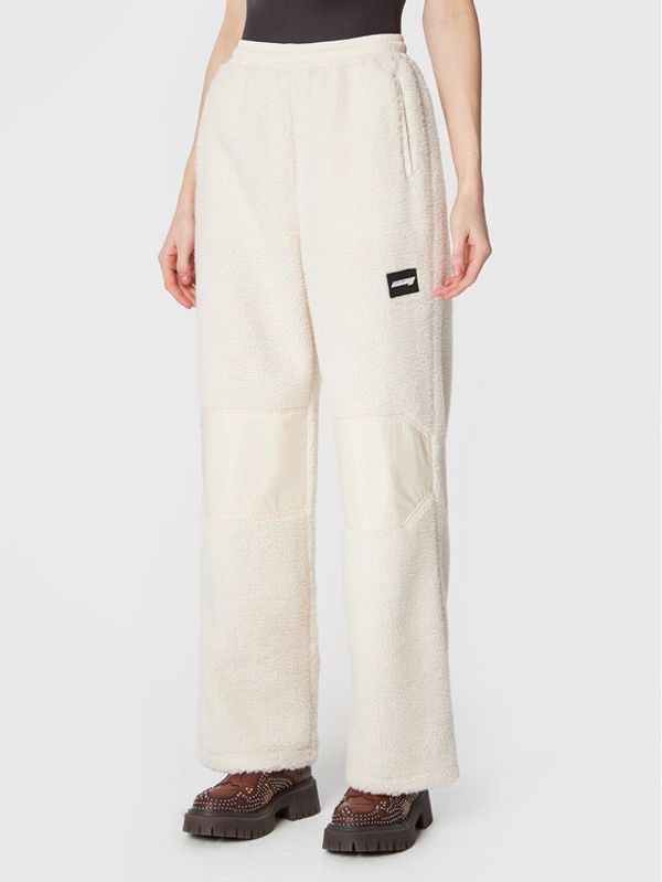 ROTATE ROTATE Долнище анцуг Teddy RT2085 Екрю Straight Leg