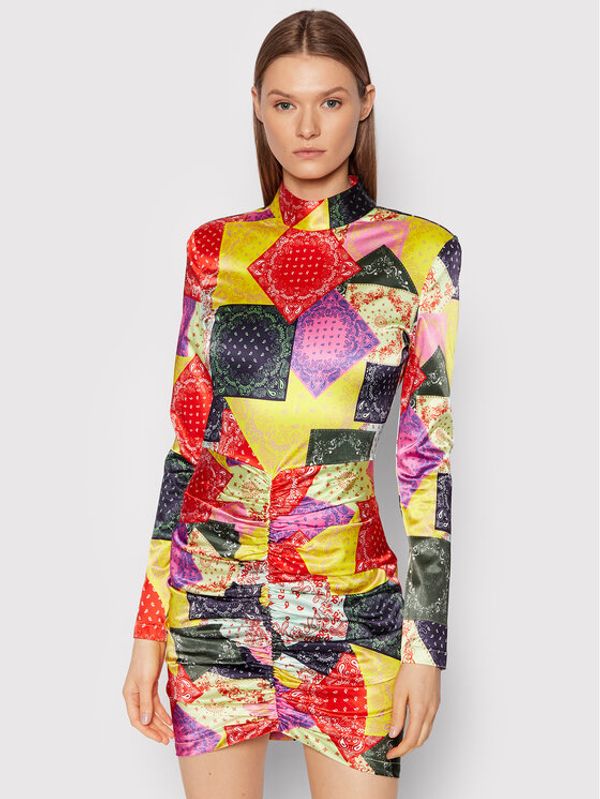 ROTATE ROTATE Ежедневна рокля Miki RT946 Цветен Slim Fit