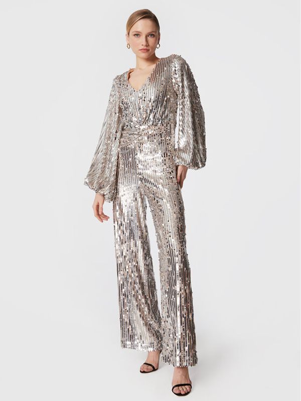 ROTATE ROTATE Гащеризон Sequin RT2254 Сребрист Regular Fit