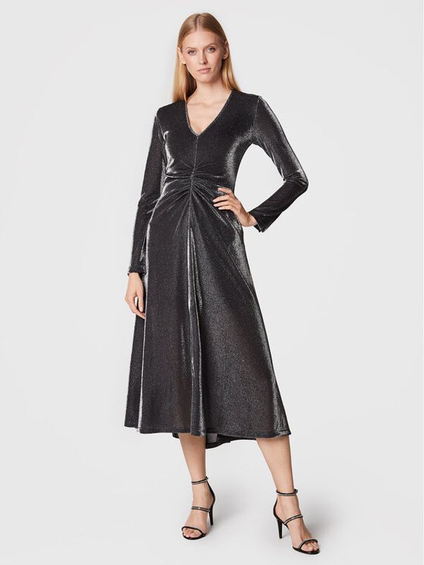 ROTATE ROTATE Коктейлна рокля Sierra RT2003 Сребрист Regular Fit