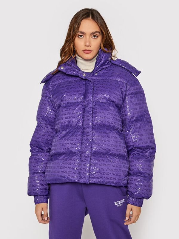 ROTATE ROTATE Пухено яке Tina RT784 Виолетов Oversize