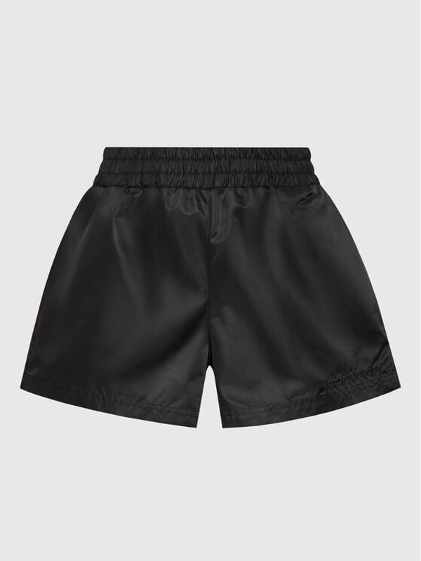 ROTATE ROTATE Шорти от плат Roxanne RT1319 Черен Loose Fit