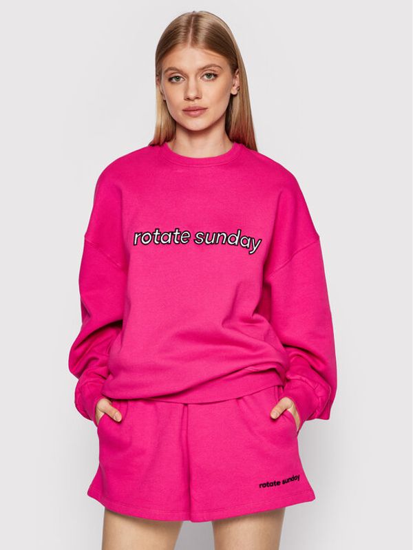 ROTATE ROTATE Суитшърт Iris RT1491 Розов Oversize