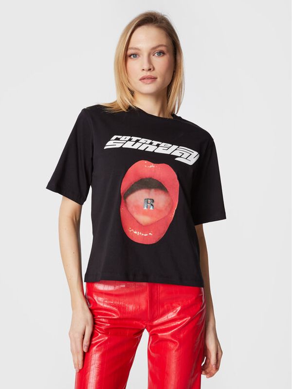 ROTATE ROTATE Тишърт Asteeer RT2174 Черен Relaxed Fit