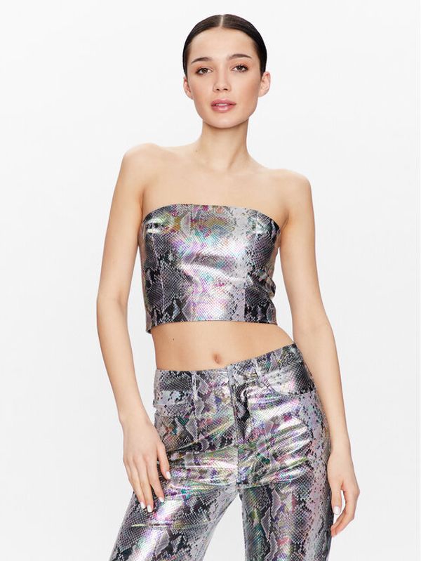 ROTATE ROTATE топ Snake Pu RT2435 Цветен Slim Fit