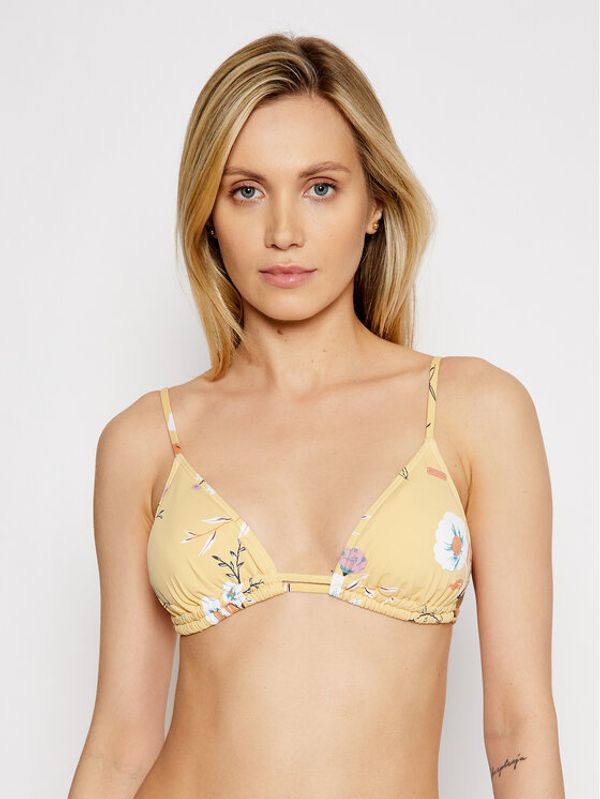 Roxy Roxy Горнище на бански Lahaina Bay Tiki Tri ERJX304092 Жълт
