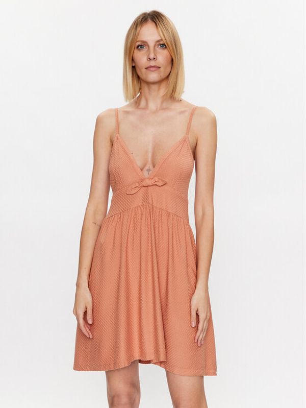 Roxy Roxy Лятна рокля Bright Light ARJWD03501 Бежов Regular Fit