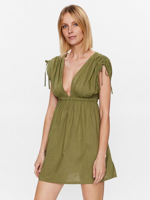 Roxy Roxy Лятна рокля Local Friends ERJX603340 Зелен Regular Fit