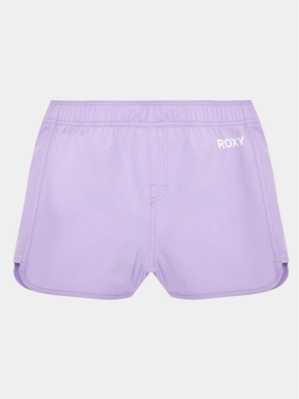 Roxy Roxy Плажни шорти ERGBS03107 Виолетов Regular Fit