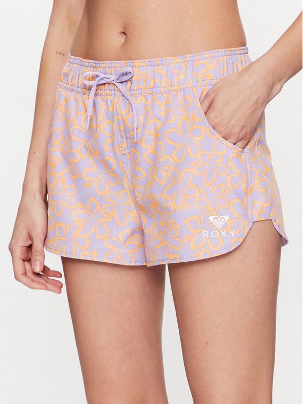 Roxy Roxy Плажни шорти ERJBS03230 Розов Regular Fit