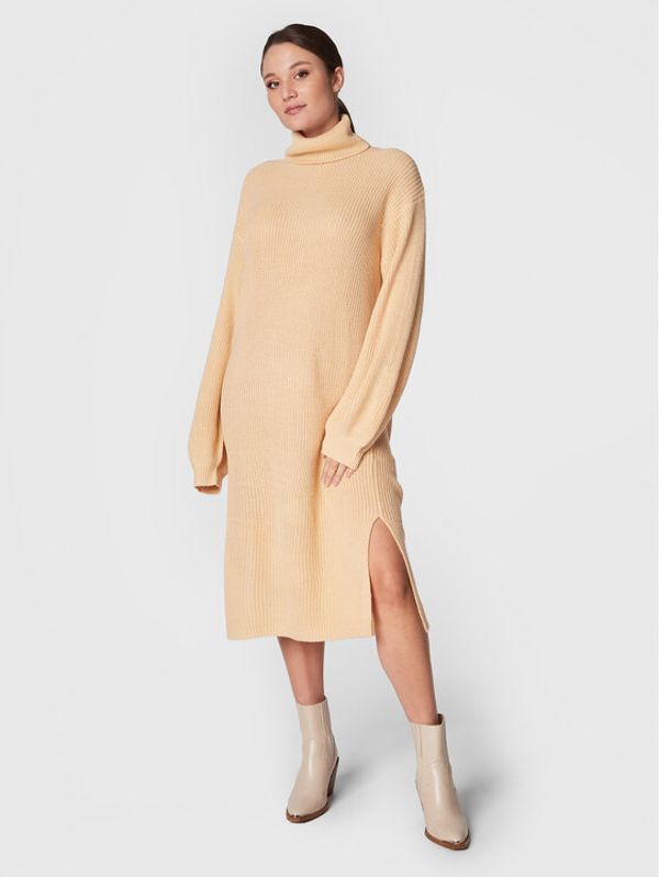 Roxy Roxy Плетена рокля Silver Tones ERJKD03403 Бежов Relaxed Fit