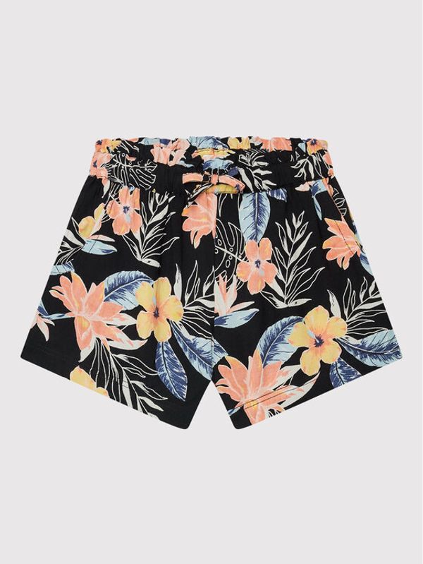 Roxy Roxy Шорти от плат Rainbow Shower ERGNS03109 Черен Regular Fit