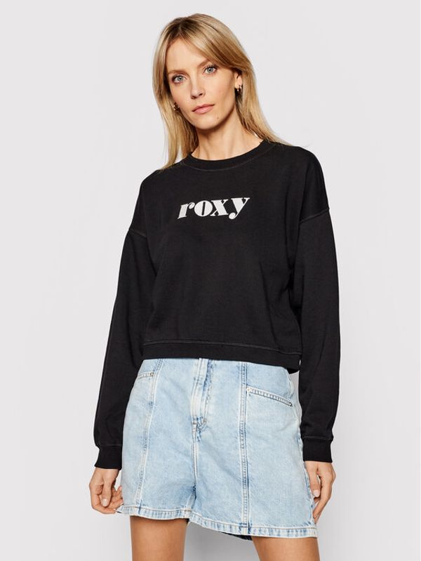 Roxy Roxy Суитшърт Break Away ERJFT04394 Черен Regular Fit