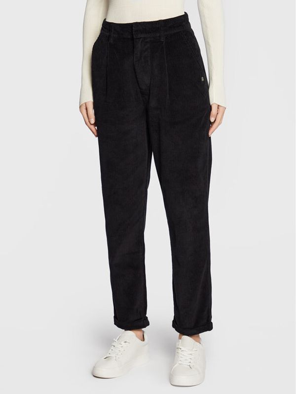 Roxy Roxy Текстилни панталони Glory Moments ERJNP03462 Черен Regular Fit