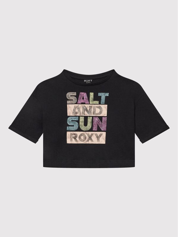 Roxy Roxy Тишърт Call You Mine ERGZT03861 Черен Regular Fit