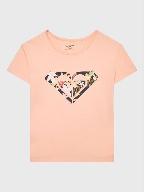 Roxy Roxy Тишърт Day And Night ERGZT03954 Оранжев Regular Fit