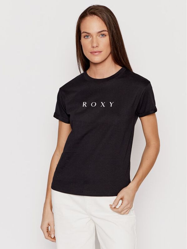Roxy Roxy Тишърт Epic Afternoon ERJZT05385 Черен Regular Fit