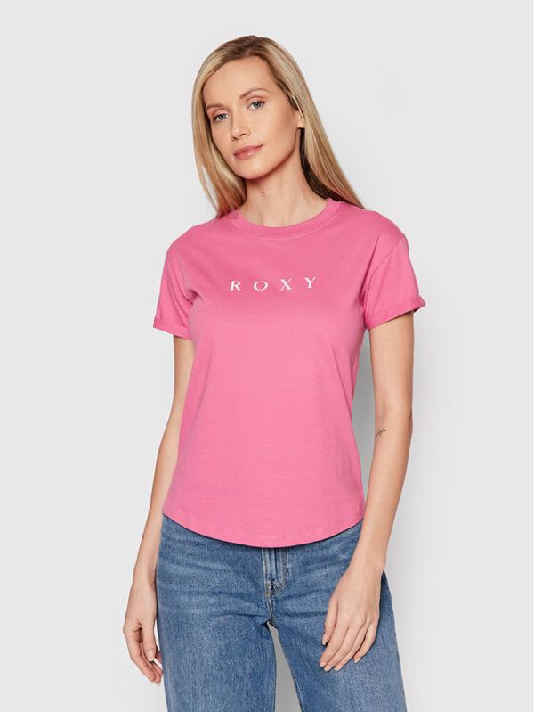 Roxy Roxy Тишърт Epic Afternoon ERJZT05385 Розов Regular Fit