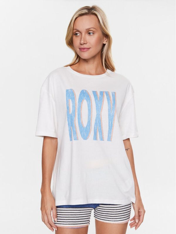 Roxy Roxy Тишърт ERJZT05461 Бял Regular Fit