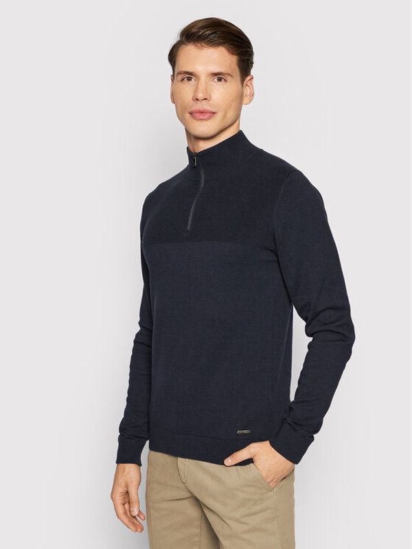 Roy Robson Roy Robson Пуловер 5844-91 Тъмносин Regular Fit