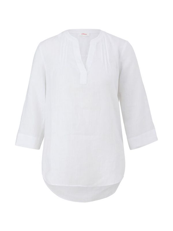 s.Oliver s.Oliver Блуза 2129193 Бял Regular Fit