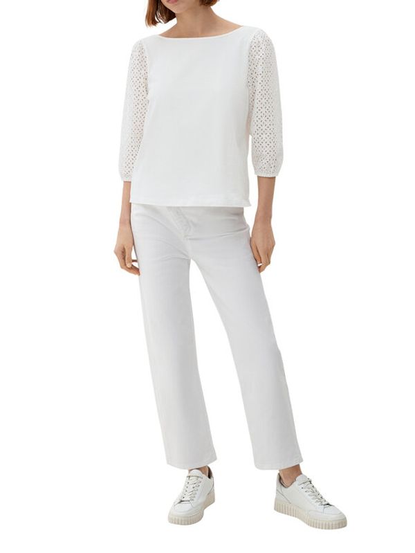 s.Oliver s.Oliver Блуза 2129639 Бял Regular Fit