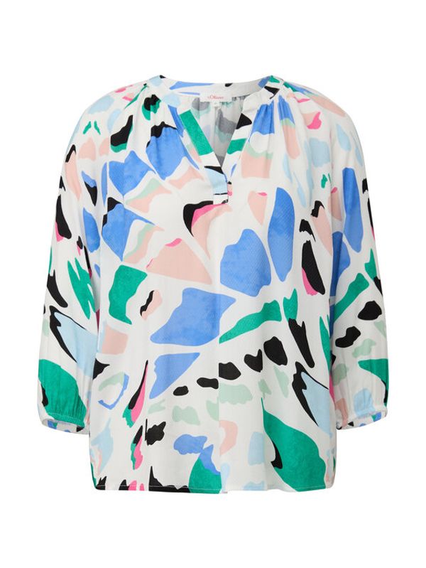 s.Oliver s.Oliver Блуза 2129724 Екрю Relaxed Fit