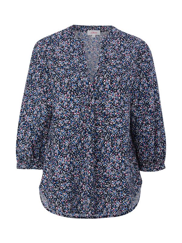s.Oliver s.Oliver Блуза 2132607 Син Loose Fit