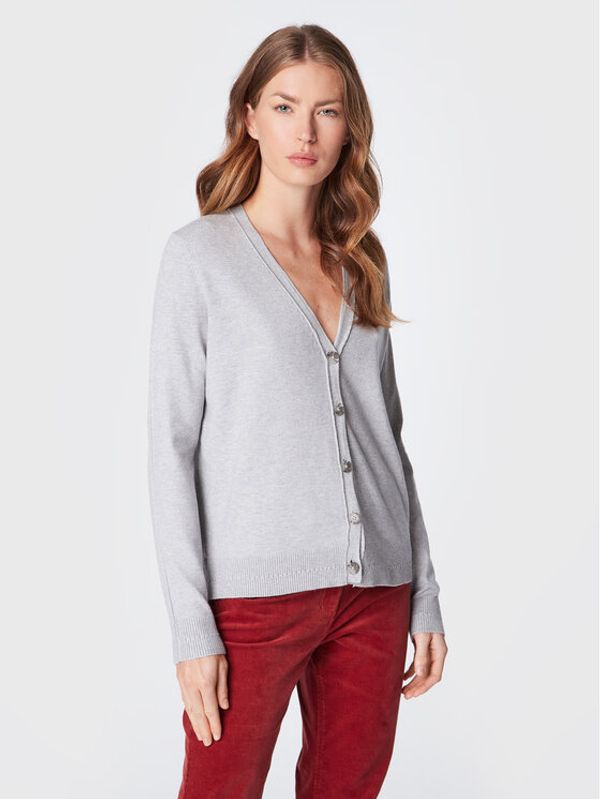 s.Oliver s.Oliver Кардиган 2120313 Сив Regular Fit