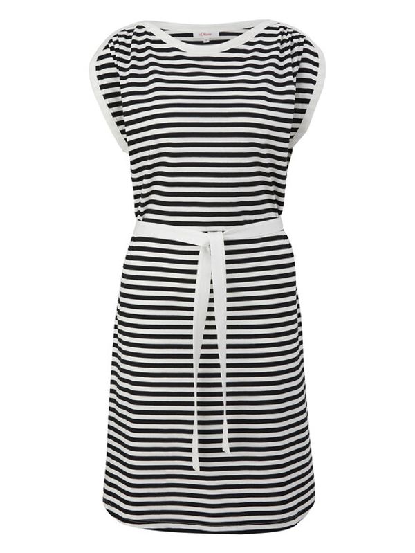 s.Oliver s.Oliver Лятна рокля 2129632 Бял Loose Fit