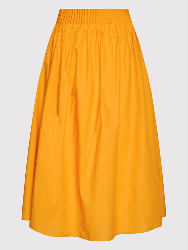 s.Oliver s.Oliver Миди пола 2112055 Жълт Regular Fit