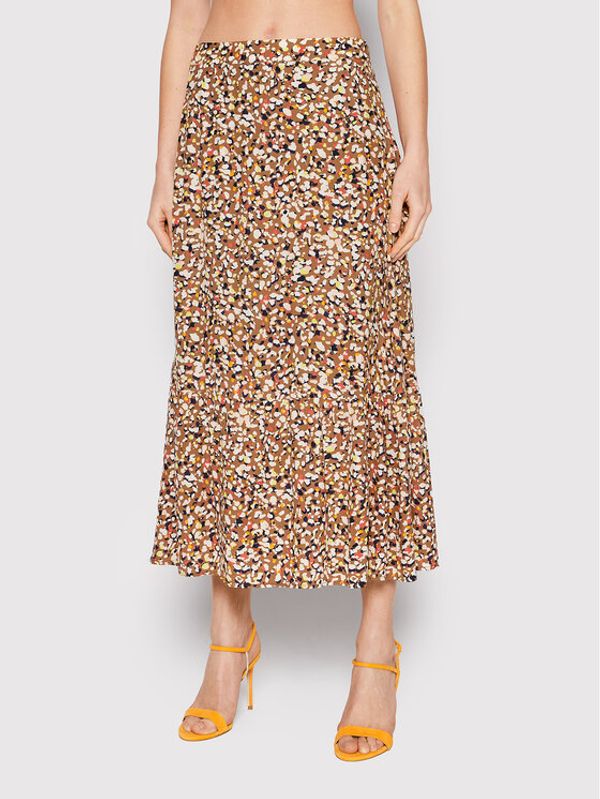 s.Oliver s.Oliver Миди пола 2112121 Бежов Regular Fit