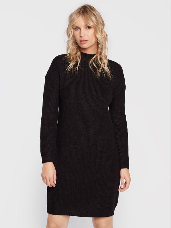 s.Oliver s.Oliver Плетена рокля 2120894 Черен Regular Fit