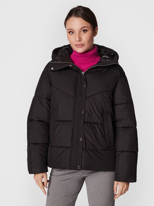 s.Oliver s.Oliver Пухено яке 2117014 Черен Regular Fit