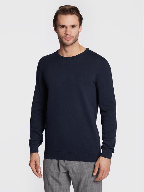 s.Oliver s.Oliver Пуловер 2040664 Тъмносин Regular Fit