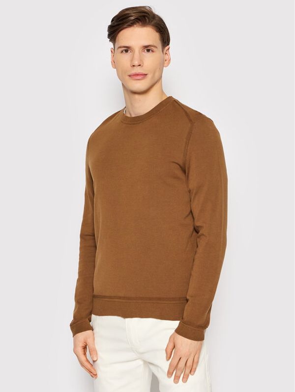 s.Oliver s.Oliver Пуловер 2114341 Кафяв Regular Fit