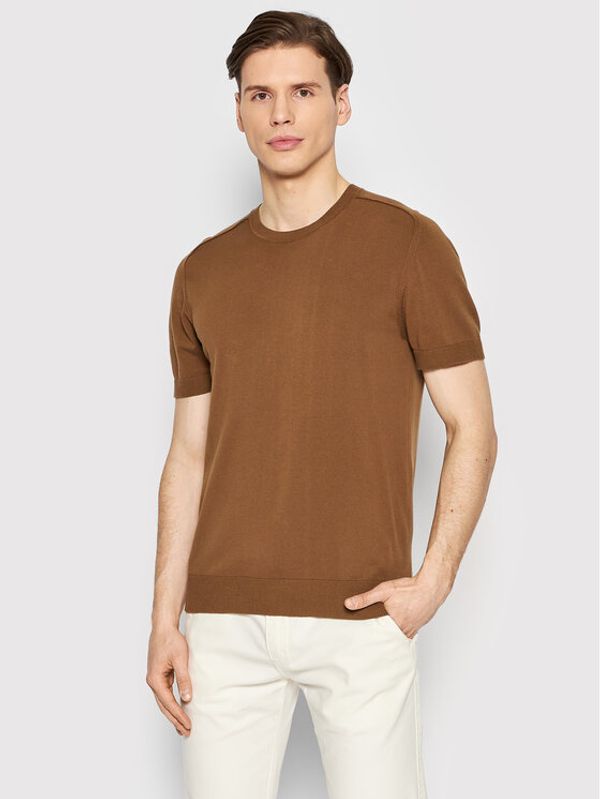 s.Oliver s.Oliver Пуловер 2114356 Кафяв Regular Fit