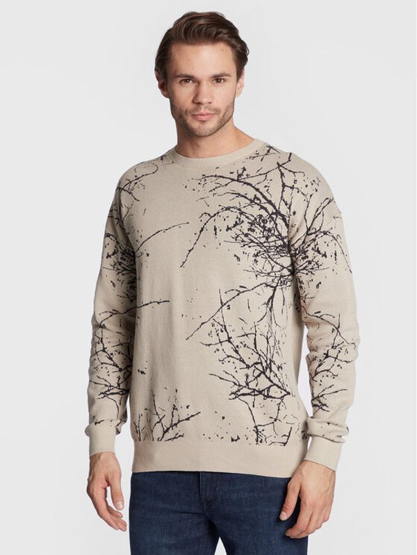 s.Oliver s.Oliver Пуловер 2118074 Бежов Regular Fit