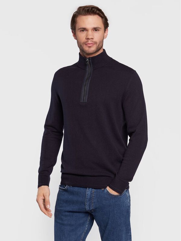 s.Oliver s.Oliver Пуловер 2118095 Тъмносин Regular Fit