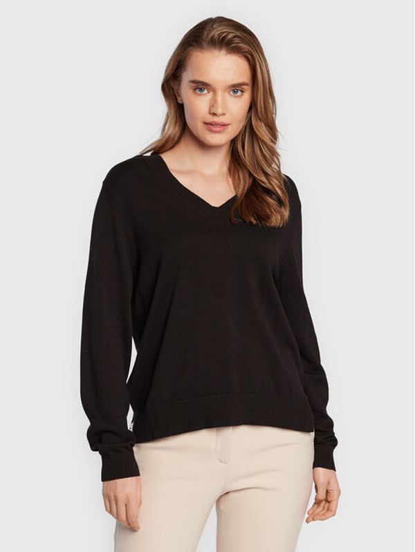 s.Oliver s.Oliver Пуловер 2118888 Черен Regular Fit