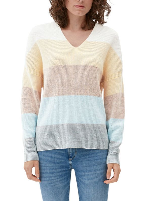 s.Oliver s.Oliver Пуловер 2126963 Цветен Loose Fit