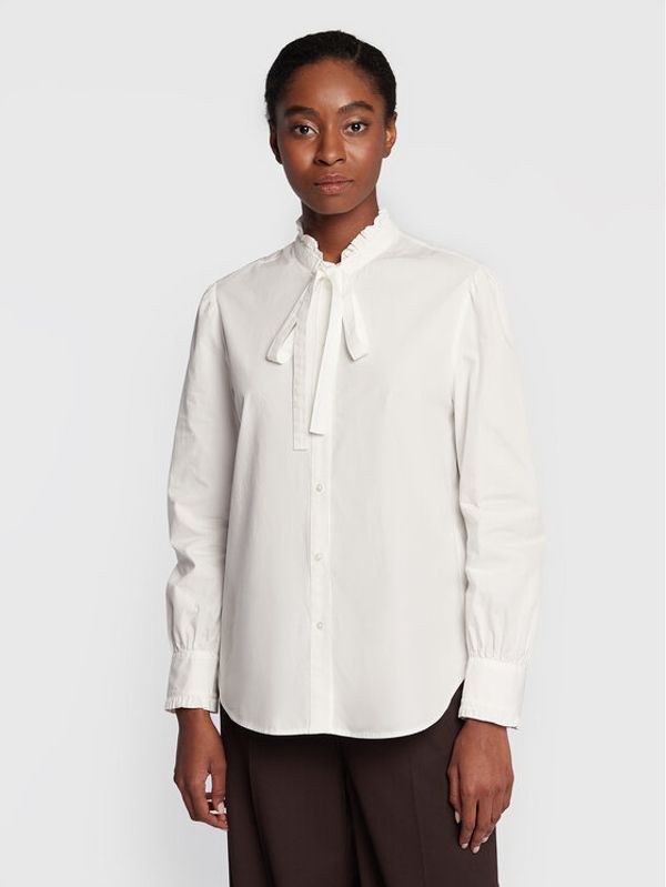 s.Oliver s.Oliver Риза 2120539 Бял Regular Fit